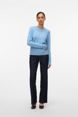 Jasper Blue Doffy O-Neck Knit
