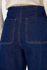 Madeline High Waisted Dark Blue Jeans