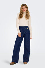 Madeline High Waisted Dark Blue Jeans