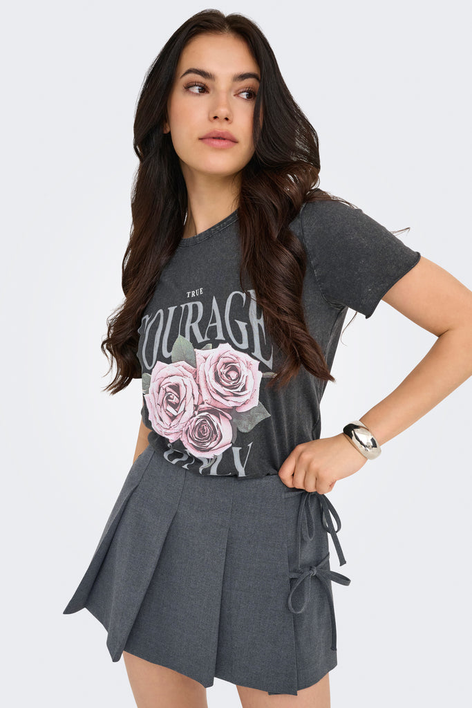 Lucy Courage Rose Graphic Tee
