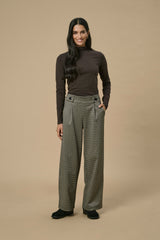 Geggo Brown Check Trousers