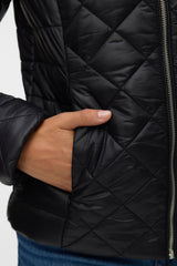 Melisa Short Black Quilted Jacket