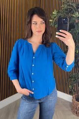 Olya Daphne Blue Top
