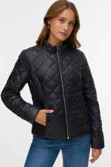 Melisa Short Black Quilted Jacket