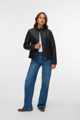 Melisa Short Black Quilted Jacket