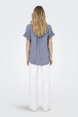 Yasmin Navy Stripe Shirt