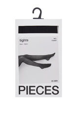 Nikoline 20 Denier 2 Pack Black Tights