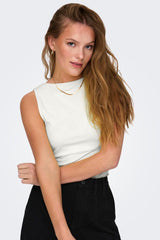 Lea Cloud Dancer White Two Way Fit Top
