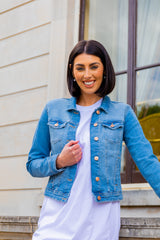 Tia Light Blue Denim Jacket