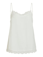 Cava White Lace Singlet