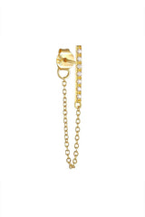 Chain Earring in 18K Gold Plated (Individual)