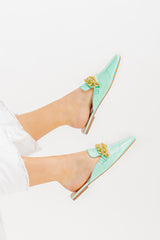 Mint Annelise Mule