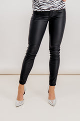 Commit Coated Black Jeans