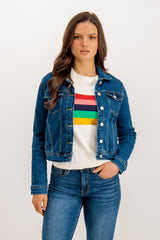 Emily & Me Brooke Medium Blue Denim Jacket