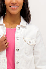 Tia White Denim Jacket