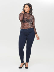 Triona Curve Push Up Blue Jeans