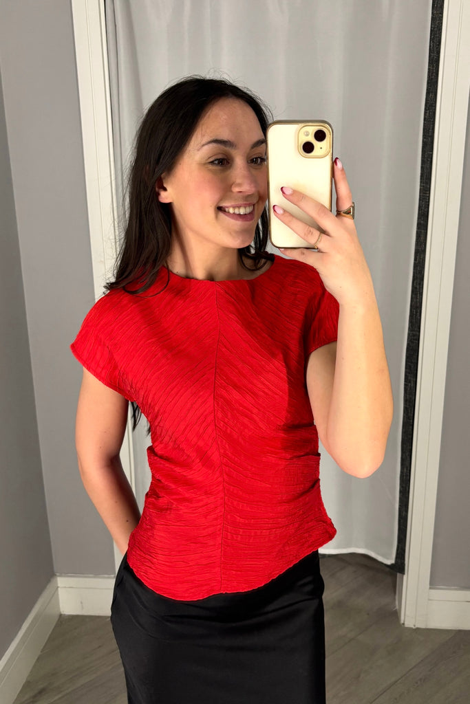 Tatiana Red Top