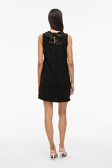 Otta Black Bow Short Dress