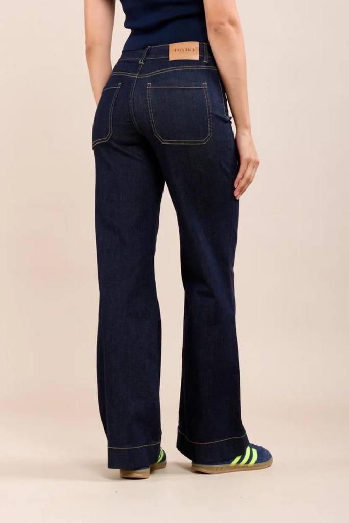 Toxik Gold Button Denim Jeans