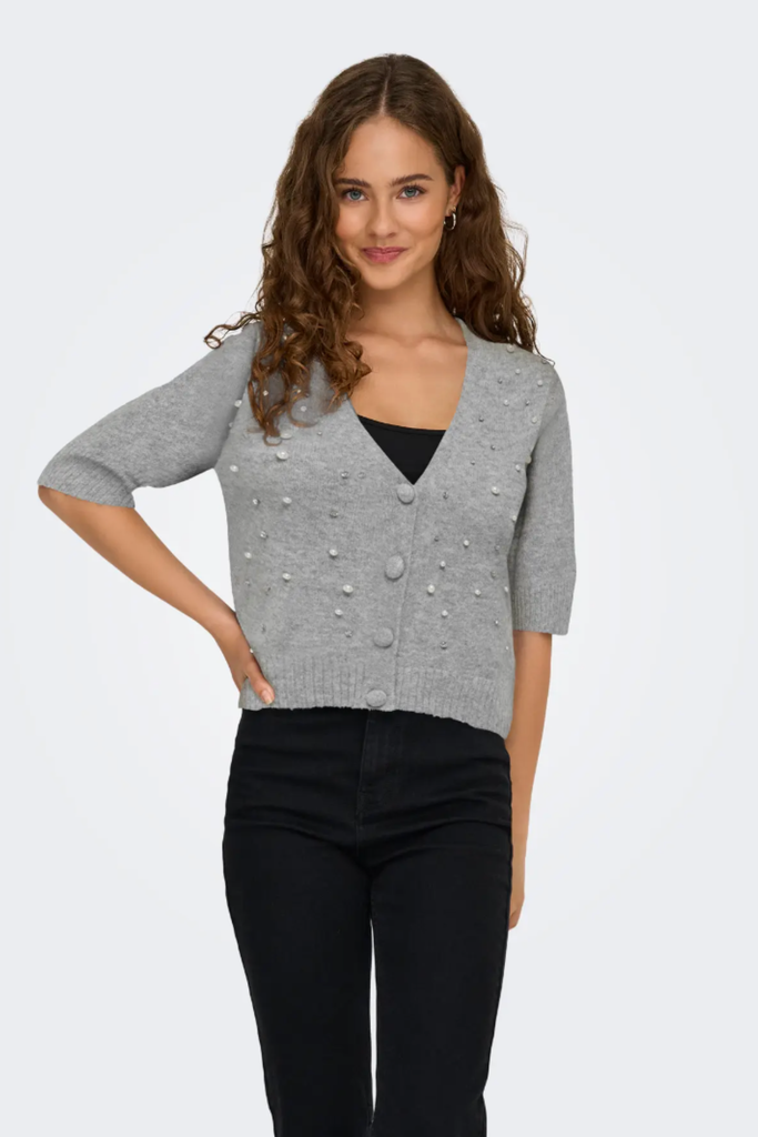 Rene Grey Knitted Caridgan