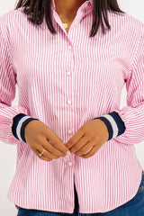 Emily & Me Dixie Pink Striped Shirt