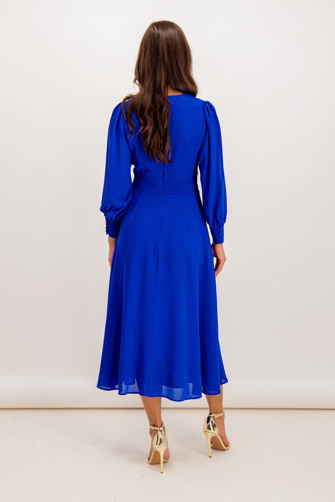 Royal Blue Grace Midi Dress