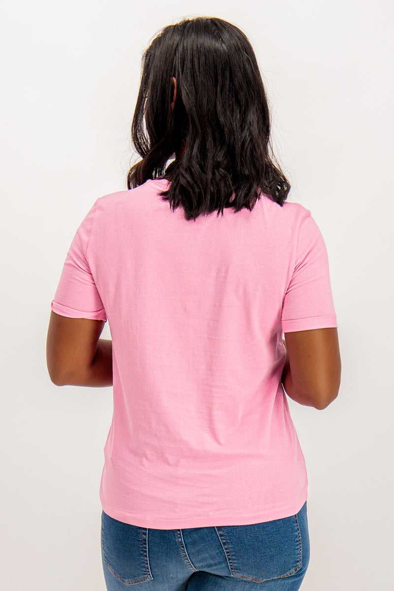 Dusty Pink Ria Solid Tee