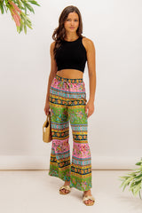 Amalia Multi Floral Print Trousers