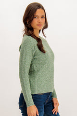 Green Wreath Doffy O-Neck Knit