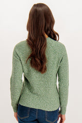 Green Wreath Doffy O-Neck Knit