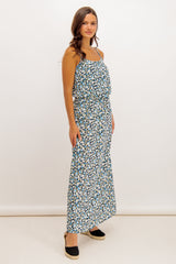 Winner Navy Ditzy Floral Maxi Dress