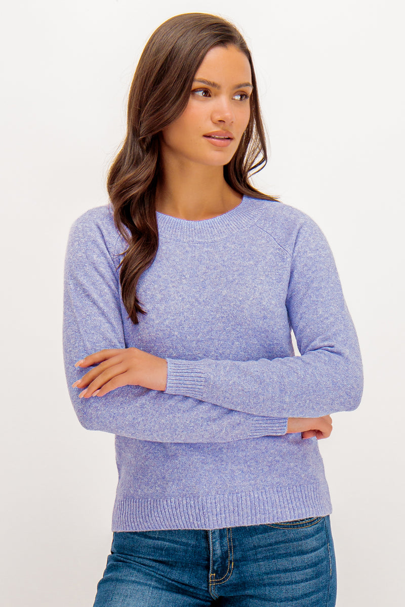 Lilac Jacaranda Doffy O-Neck Knit
