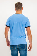 Phoenix Blue Brooklyn Contrast T-Shirt