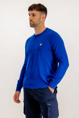 Phoenix Craig Blue Knitted Sweater