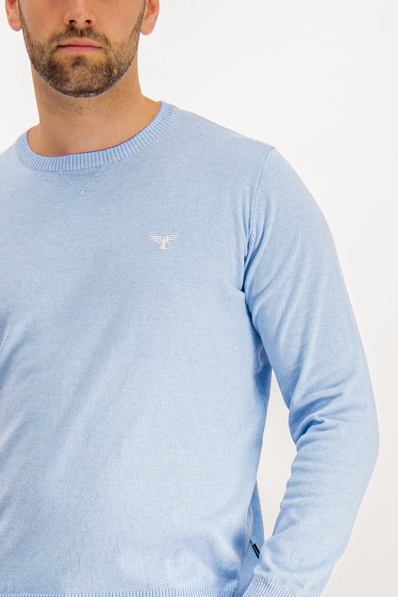 Phoenix Craig Light Blue Knitted Sweater