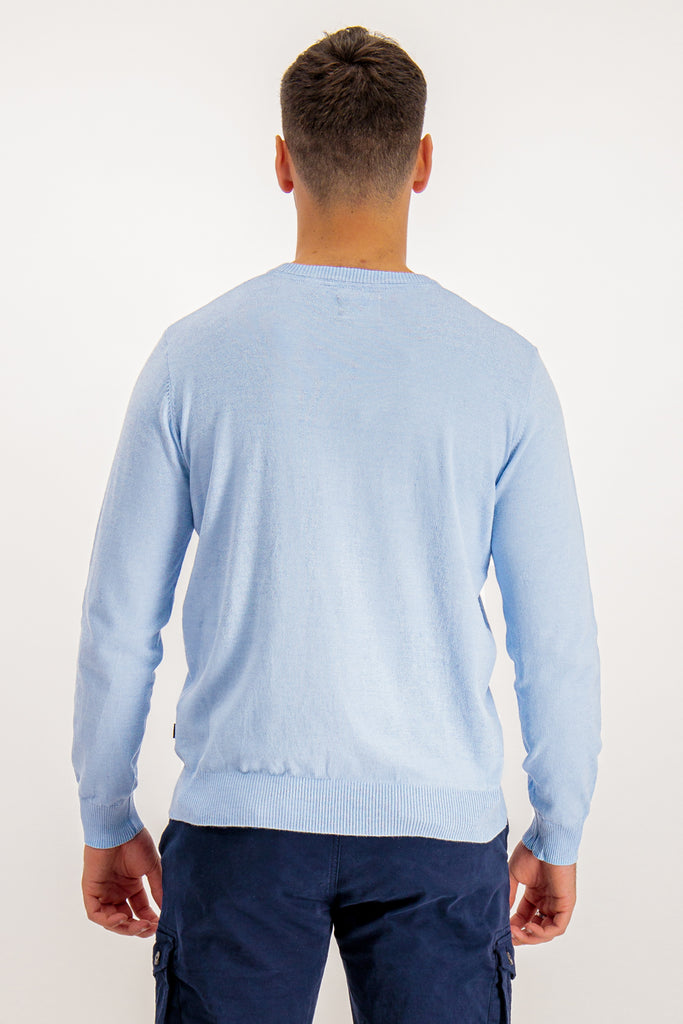 Phoenix Craig Light Blue Knitted Sweater
