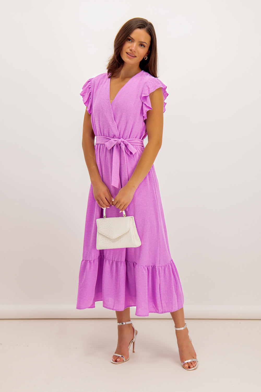 Blair Lilac Tie Dress