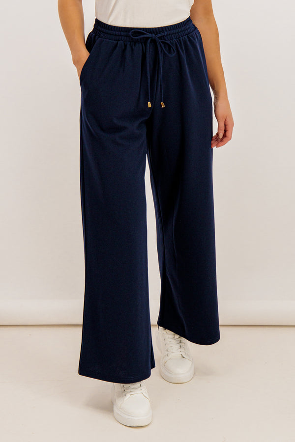 Laurel Navy Wide Leg Pants