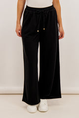 Laurel Black Wide Leg Pants