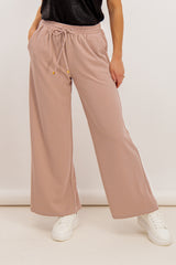 Laurel Taupe Wide Leg Pants