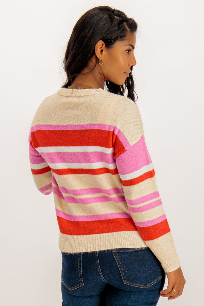 Elanor Striped Multi Colour Knit