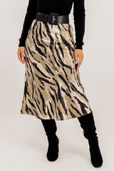 Fei Animal Printed Skirt