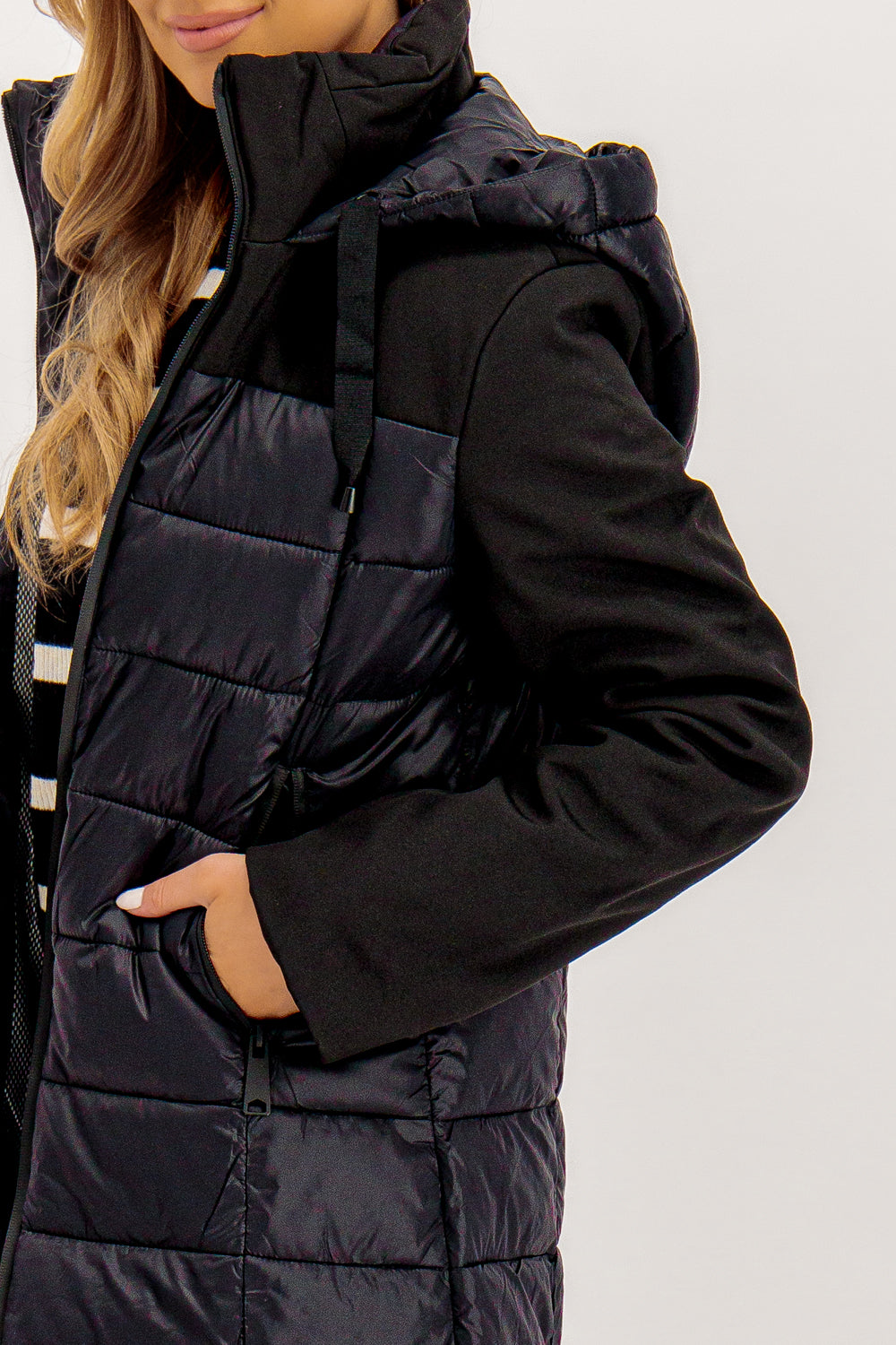 Sophie Black Puffer Jacket – Born Clothing