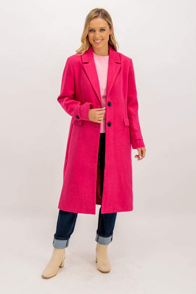 Ria Cerice Pink Coat