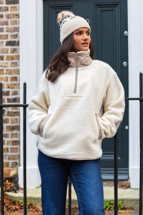 Lune Cream Teddy Fleece