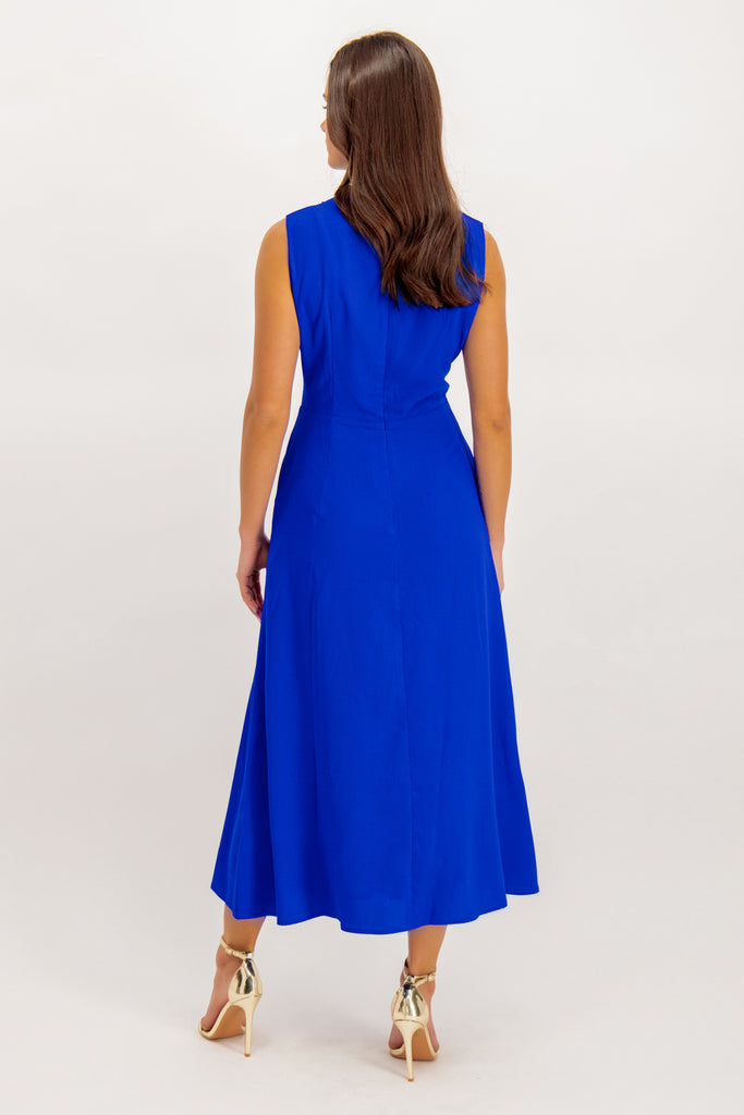 Adriana Royal Blue Midi Dress