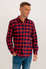 Chuck Navy & Red Check Shirt