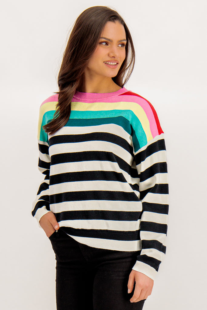 Marni Stripe Multi Colour Knit