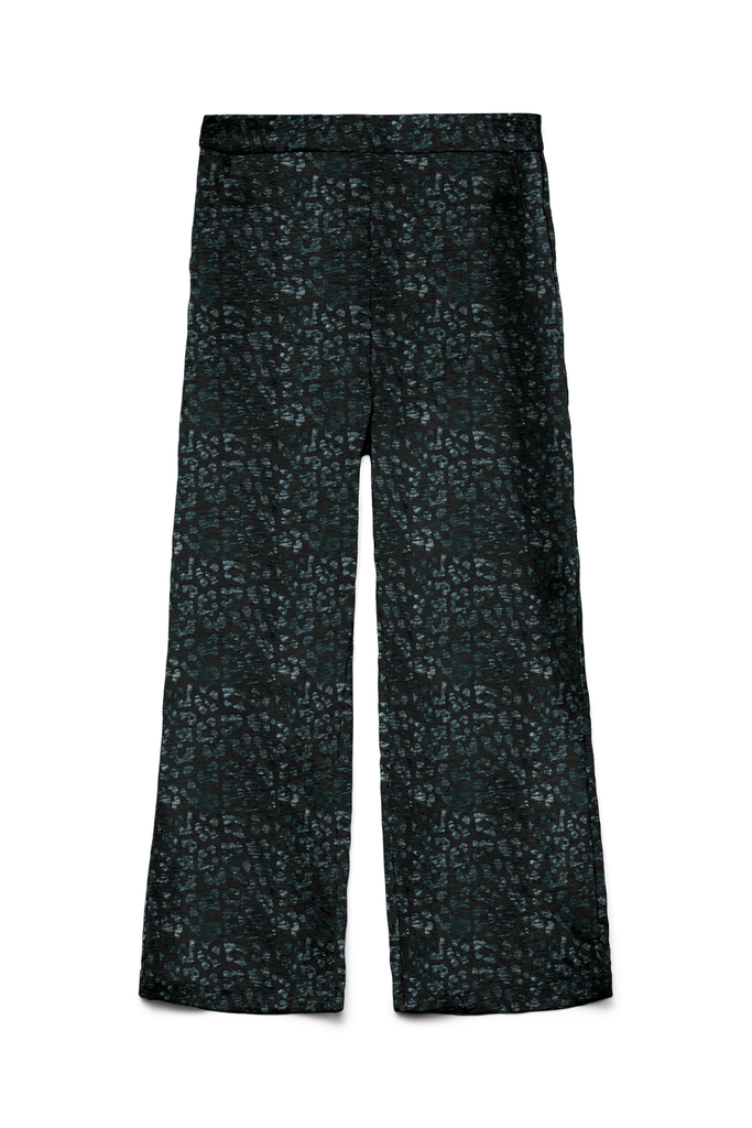 Carla Black Leopard Foil Pant