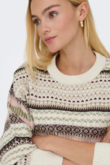 Arianne Cream Printed Knit